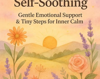 Printable Self-Soothing Guide: Emotional Support Techniques for Beginners' Mental Health & Inner Peace