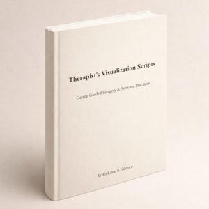 Therapist’s Visualization Scripts | Guided Imagery & Somatic Exercises for Therapy Sessions | Trauma-Informed PDF