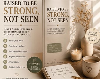 Werkboek voor de genezing van het innerlijke kind, herstel van emotionele verwaarlozing, onderdrukte emoties (digitale pdf)
