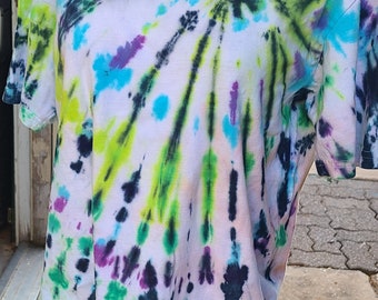 tie dye fish Hippie t-shirt