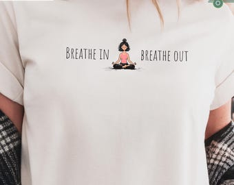 Self Care Shirt for Women, Mental Health Tshirt Yoga Lover Gift, Meditation Shirt, Comfort Colors 1717 Tee, Mindfulness Anxiety Gift for Her