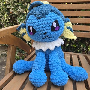 Vaporeon Amigurumi Crochet Pattern - PDF Digital Download