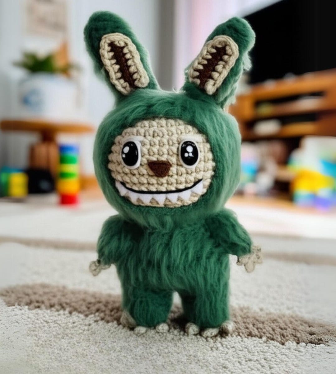 Amigurumi Labubu Crochet Pattern | Crochet Labubu Pattern | Labubu ...