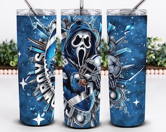 Cowboys 20oz Tumbler Wrap Design, Sports PNG, Game Day Sublimation download