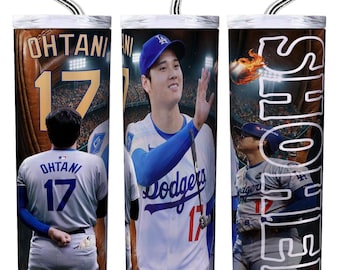 Shohei Ohtani Tumbler Design Sublimation PNG 20oz , 30oz Png digital download