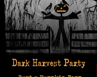 halloween invitation 5x7 printable halloween invite etsy