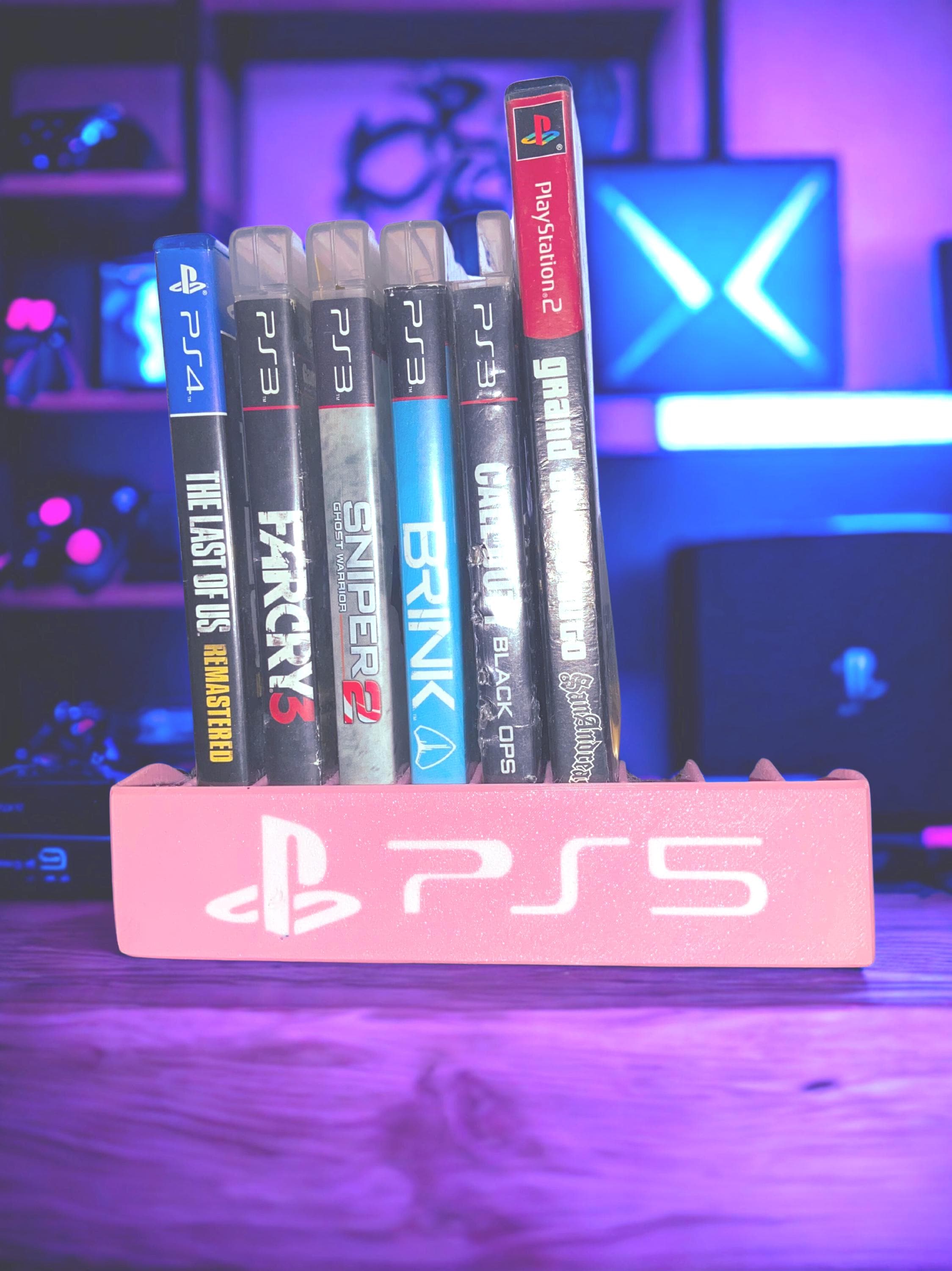 PS5 Game Holder – PlayStation  Disc Organizer, Vertical Game Stand, Video Game Storage  Rack, Gamer Gift"