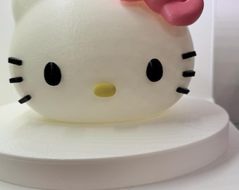Kitty Head Pen Holder, Kawaii Pencil Holder, Sanrio Desk Organizer, Cute Desk Decor, Stationery Holder, Hello Kitty Gift