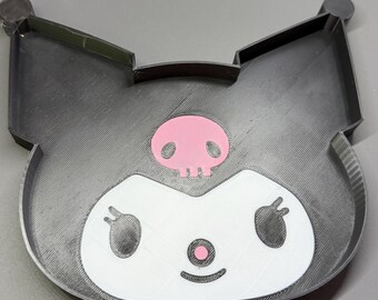 Kuromi Serving Tray | 3D Printed Snack Holder | Candy Dish Organizer | Cute Kawaii Room Decor