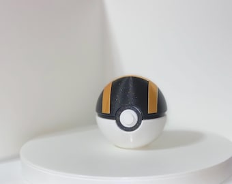 Pokemon Ultra Ball Pokéball Replica – High-Quality 3D Printed Pokémon Collector’s Prop