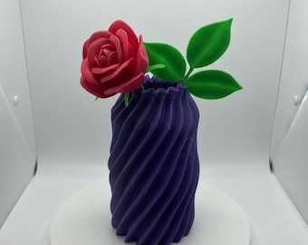 Spiral-Shaped Decorative Vase