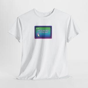 Vintage Operating System Shirt with Pixel Art