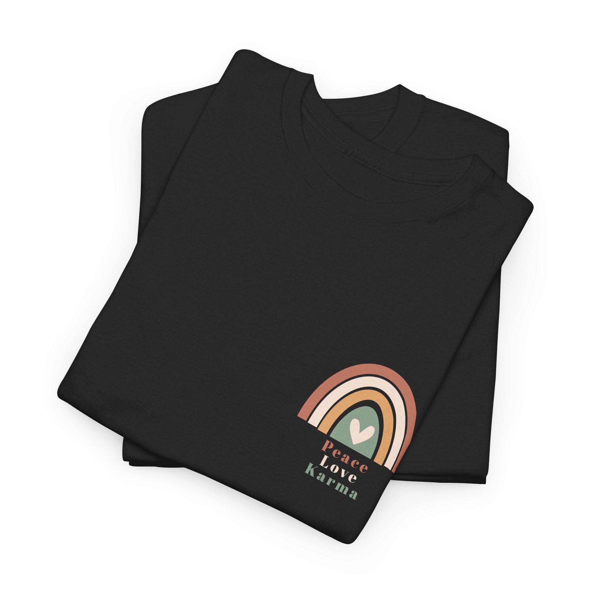 Peace Love Karma Unisex Tee, Positive Vibes T-shirt, Good Karma