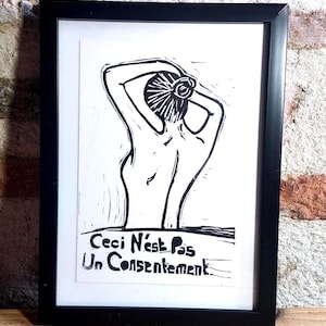 Linogravure Consentement