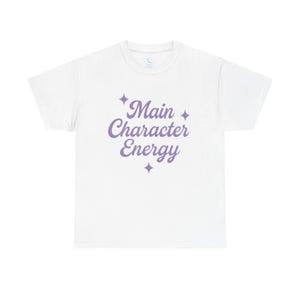 Huvudkaraktär Energiskjorta Självsäker Estetisk T-shirt Med Stärkt Statement Självkärleksstil Topp