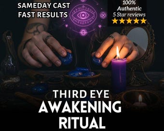 Third Eye Awakening Spell, Third Eye Spell, Psychic Vision, Intuition Boost, Pineal Gland Activation, Clairvoyance Spell, Astral Sight