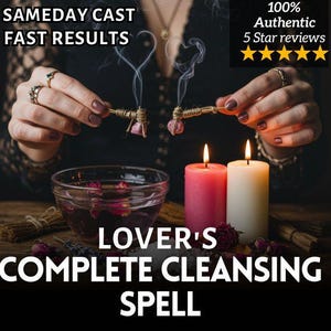LOVE AURA CLEANSING Spell | Lovers Cleansing | Curse Removal | Relationship | Energy Healing | Rejuvenation | Aura Cleansing