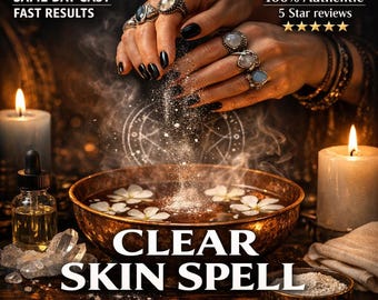 Klare Haut Zauber | Ritual zum Entfernen von Akne | Glow & glatter Teint Manifestation