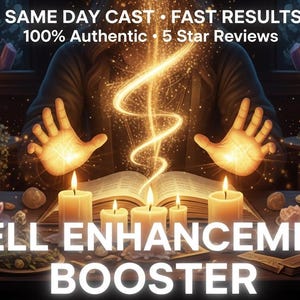 Spell Enhancement Booster | Supercharge Your Spells & Intentions