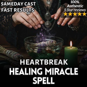 FAST HEARTBREAK HEALING Spell | Instant Love Recovery | Emotional Repair | Magick for Moving On | Heart Mending | Gentle Energy