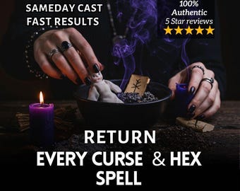 Turn Hex to Sender Spell: Reverse Curse, Spiritual Justice