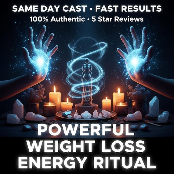 Weight Loss Spell, Lose Weight Fast, Dream Body Spell, Fat Burning Magic, Metabolism Boost, Body Transformation, Same Day Casting