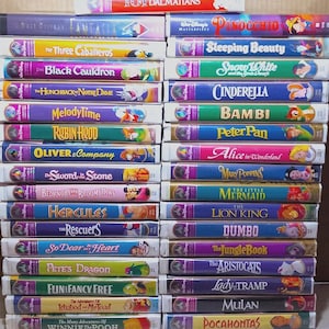 Caja de VHS vintage de Disney Lorcana / Inserto de caja de VHS de Lorcana TCG