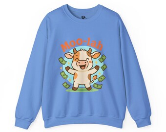 Cute Cow "Moo-lah" Unisex Sweatshirt