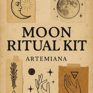 Moon Ritual Kit — 14-page Printable Witchy Journal | Lunar Phases ...