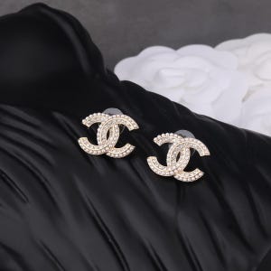 Pendientes vintage para mujer en plata 925 con baño en oro de 18 quilates, resistentes al agua y al color, perfectos para un regalo de aniversario para tu esposa.