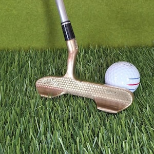Golden HexBlade Putter Head - Precision Milled & Patterned Face RH