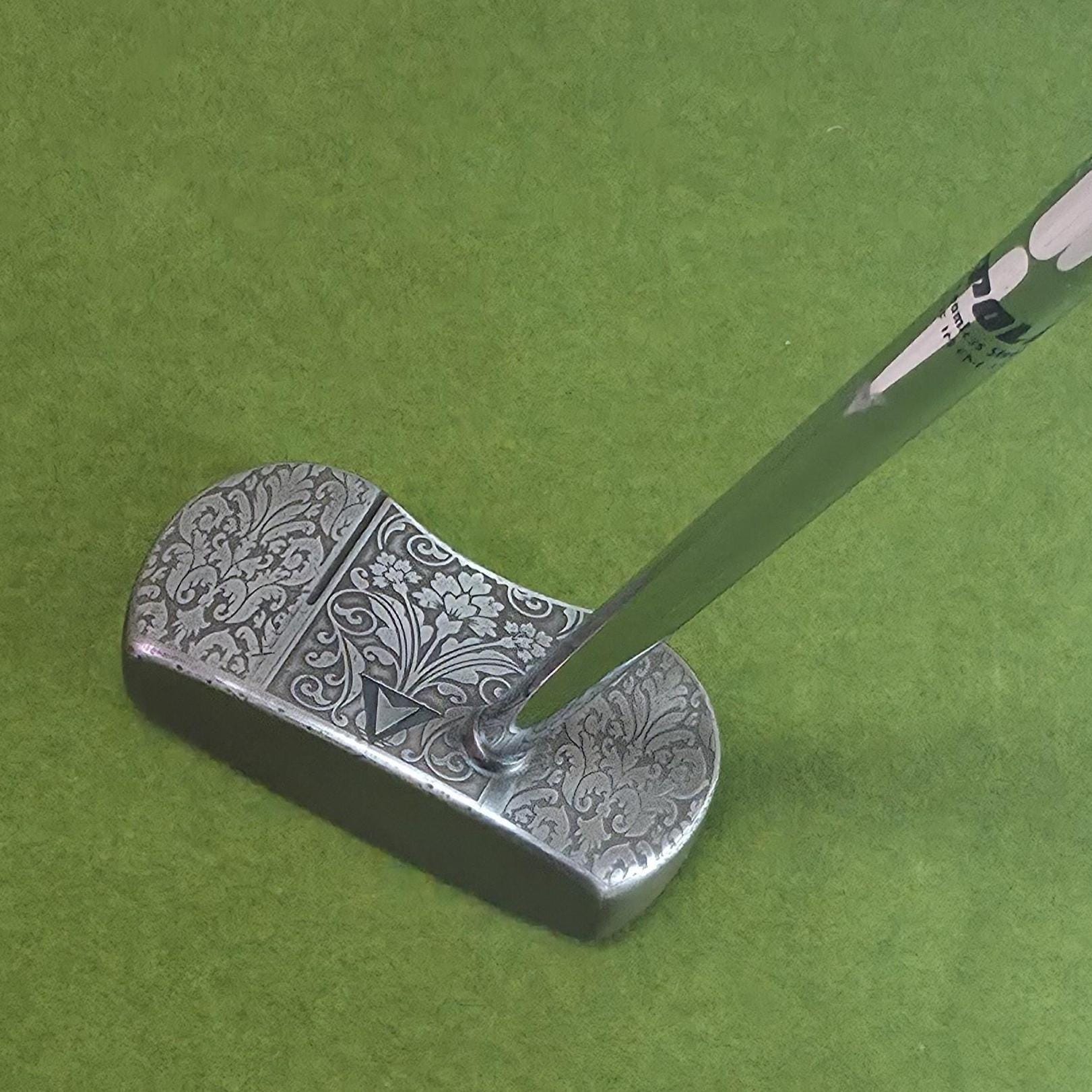 Florentine Putter - Hand-engraved Custom Putter – Luxury Floral Design ...