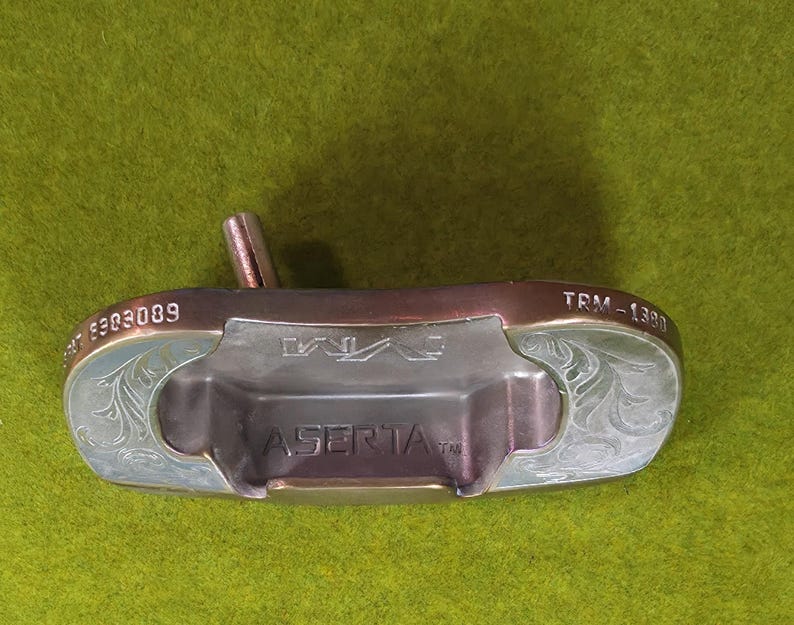 Florentine Putter - Hand-engraved Custom Putter – Luxury Floral Design ...