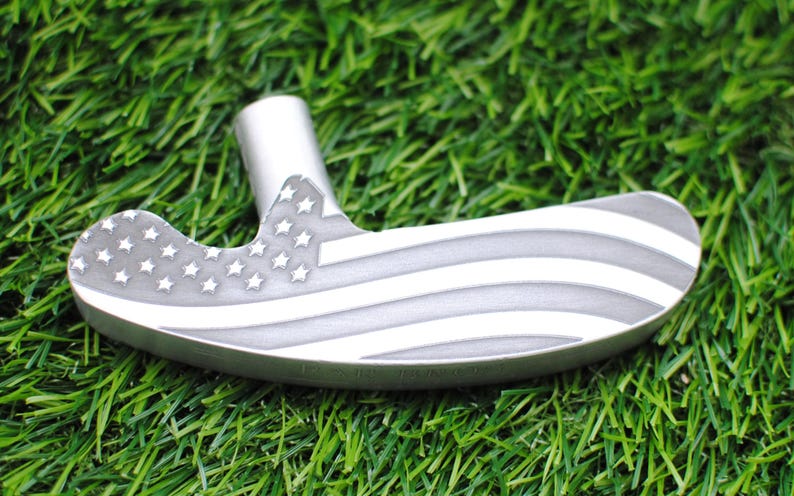 Engraved American Flag Golf Putter: Patriotic USA Eagle Design - Etsy