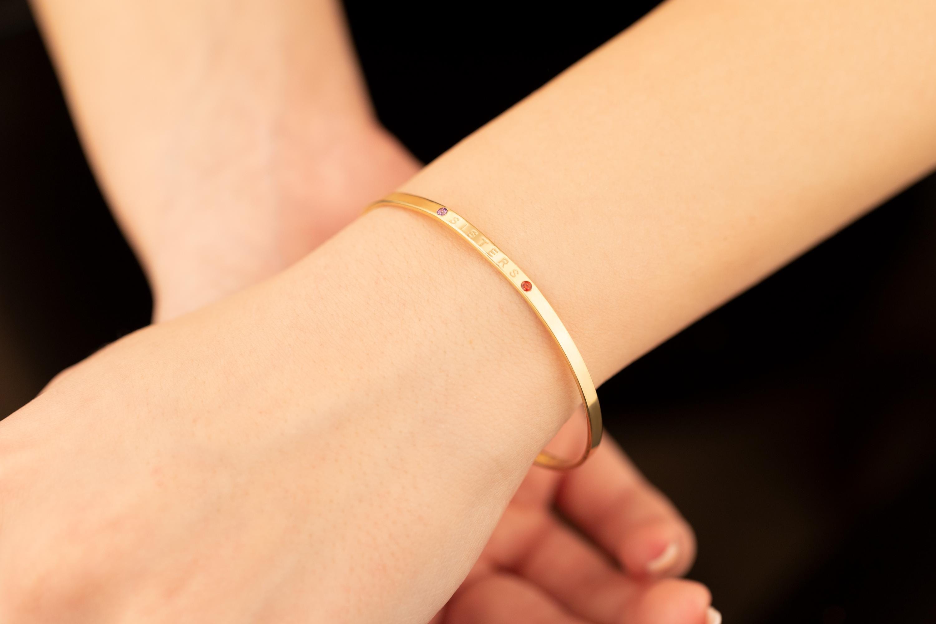 Gold open bangle - Etsy 日本