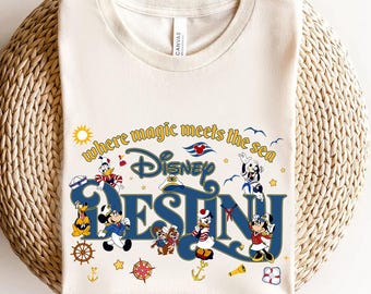 Disney Cruise Line Destiny 2026 (Png), Viaje familiar en crucero de Mickey y sus amigos (Png), Donde la magia se encuentra con el mar (Png)