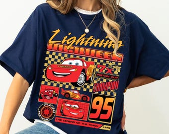 Paquete de imágenes PNG de Cars de Rayo McQueen de Disney, personajes de Cars de Rayo McQueen, vacaciones de Disney, regalo familiar PNG a juego