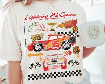 Paquete de imágenes PNG de Cars de Rayo McQueen de Disney, personajes de Cars de Rayo McQueen, vacaciones de Disney, regalo familiar PNG a juego