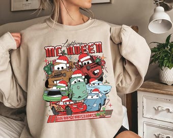 Paquete de Cars navideños (PNG), personajes navideños de Cars (PNG), Rayo McQueen (PNG), vacaciones, familia, Luigi (PNG)