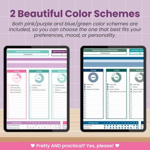 Cleaning Schedule Spreadsheet: Home Maintenance Planner for Google Sheets (Digital Download) image 9