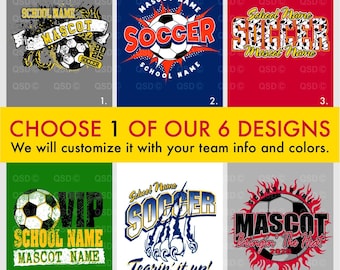 Diseños de fútbol personalizables