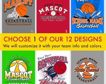 Diseños de baloncesto personalizables