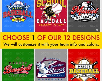 Diseños de béisbol personalizables