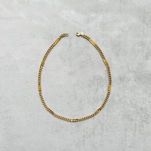 Vintage Monet Gold-Tone Curb Chain Necklace: Signed 1990s Statement Jewelry