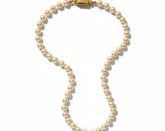 Collier De Perles Vintage MONET - Fermoir Doré, Occasion, Sans Marque Spécifique