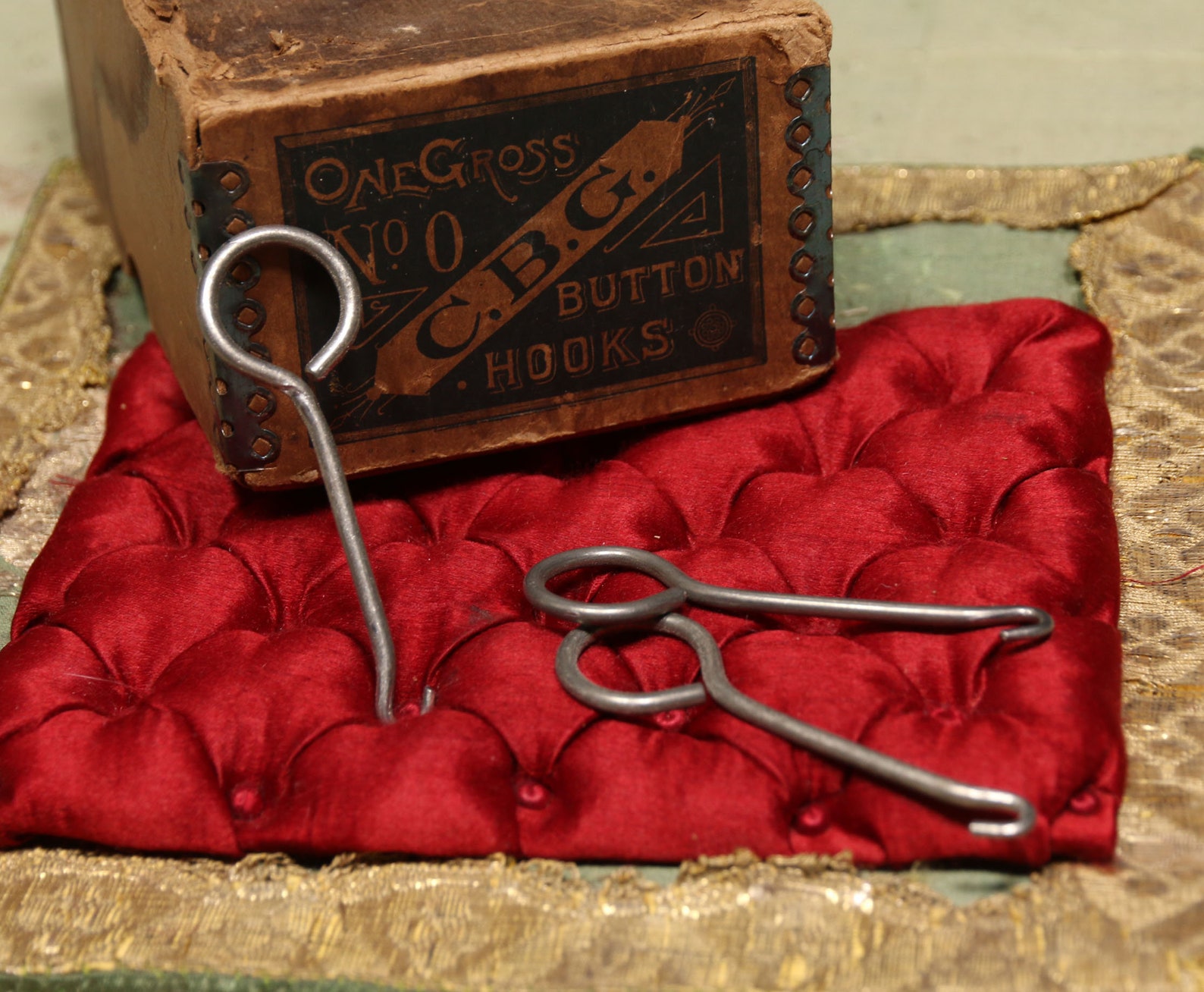 One Antique Metal Shoe Hook Tool 1900s Victorian Edwardian Etsy