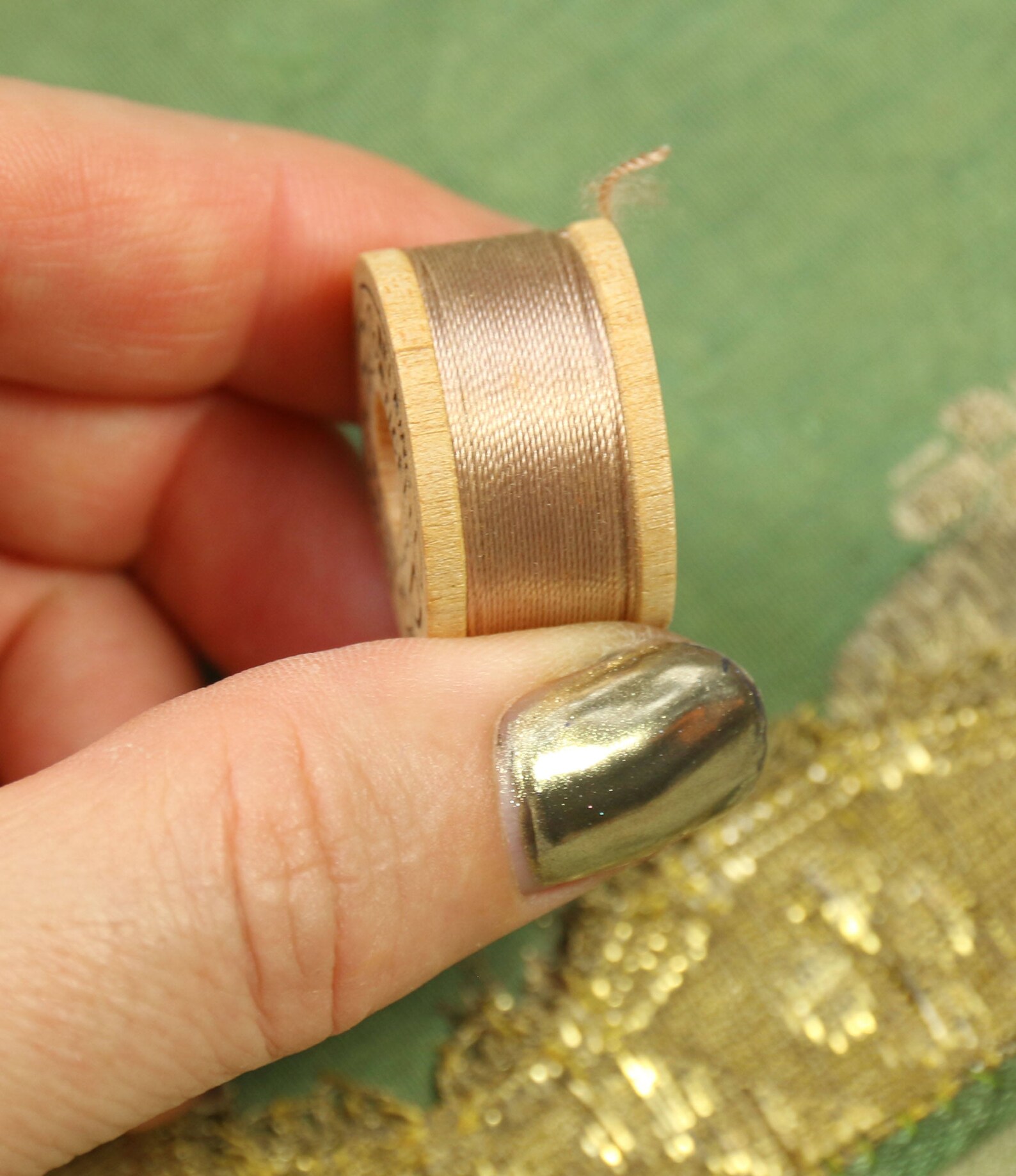 1 Vintage Pure Silk Buttonhole Beige 5050 Twist Thread Spool Etsy