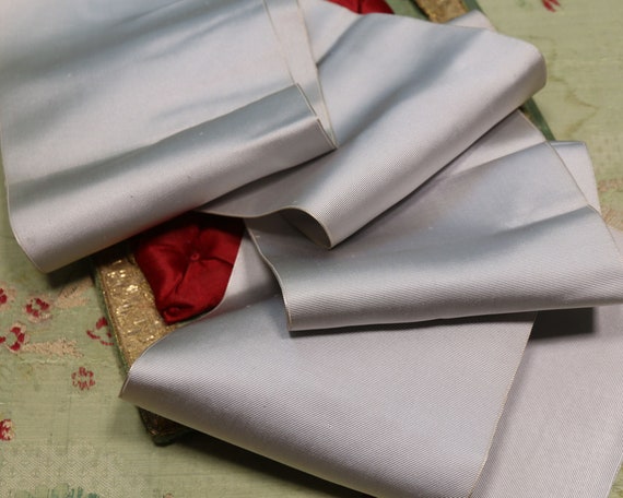 RAYON White ribbon VINTAGE style 9//16/" X 5 YARDS perfect for DOLL CLOTHES