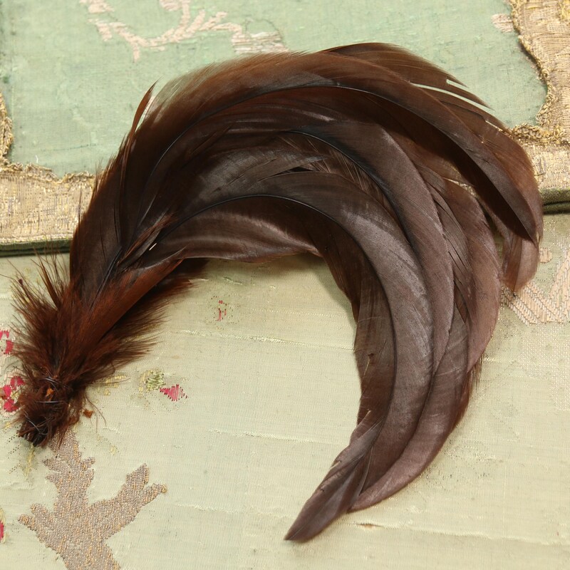 Silver Antique Hat Feather main image 0