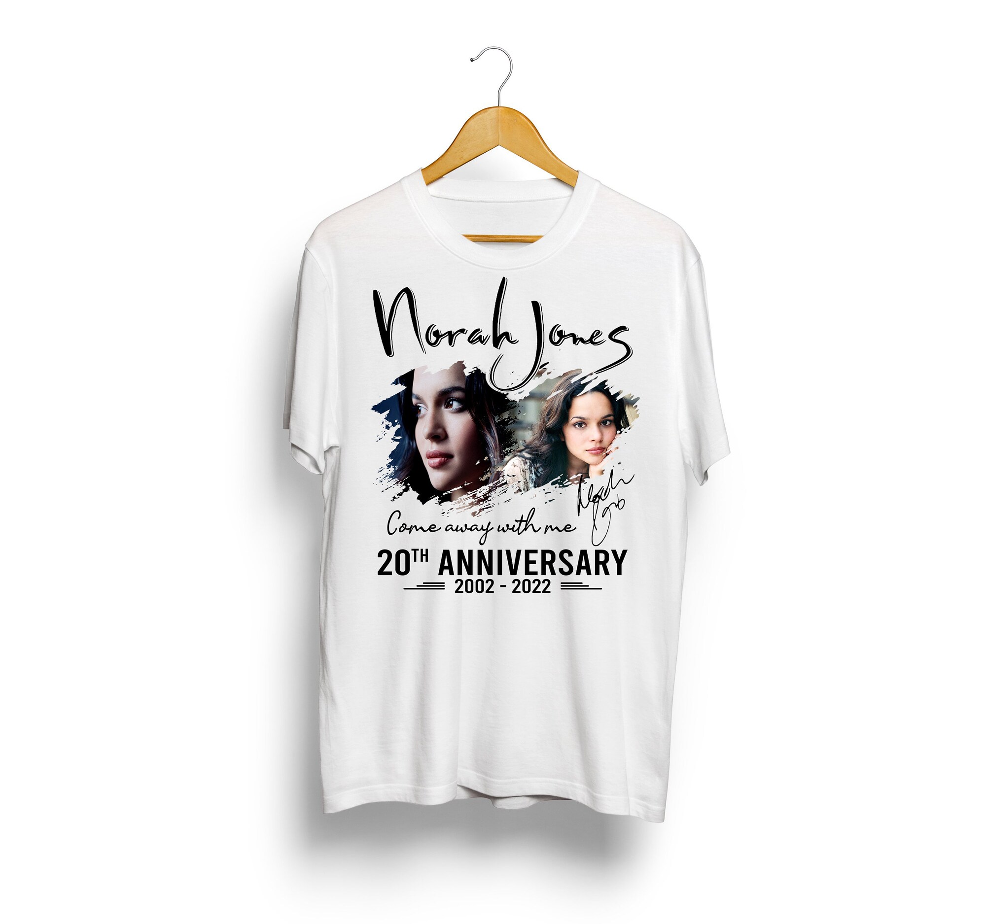 20th Anniversary 2002-2022 Norah Jones Come Away With Me T Shirt